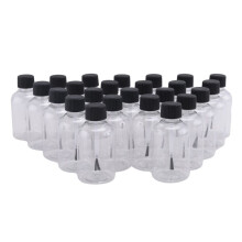 24 Stuks Plastic Lege Lijmflessen met Borstels 1,7 Oz Kunst Lege Verfflessen Lijm Peuters Kinderen Kunst Handwerkbenodigdheden