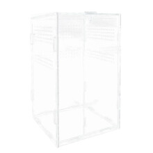 Reptile Terrarium Box, Reptile Food Box, Transparent Insect Food Box, for Spiders, Horned Frogs,Pet Snakes and Other