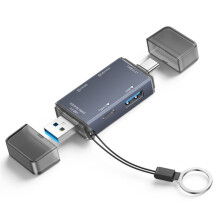 Card Reader USB3.0 TF Card Reader USB Hub for PC Laptop Card Reader Memory Cardreader