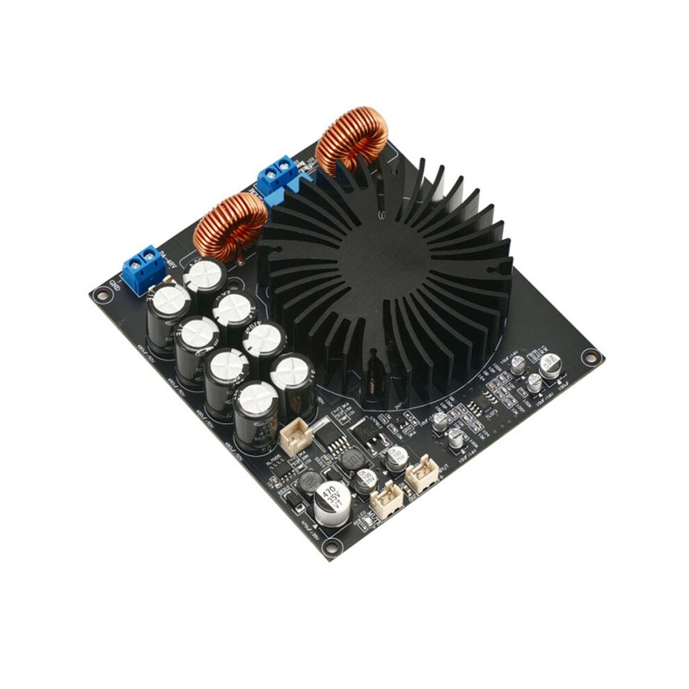 600W Tpa3255d Power Amplifier Audio Board Class D Mono Sound Amplifiers Speaker Home Audio Amplificador With Radiator 6032135926362
