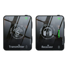 New 2.4GHz Wireless Earphone Monitor Transmission System Support Mono/Stereo Rechargeable Transmitter and Receiver