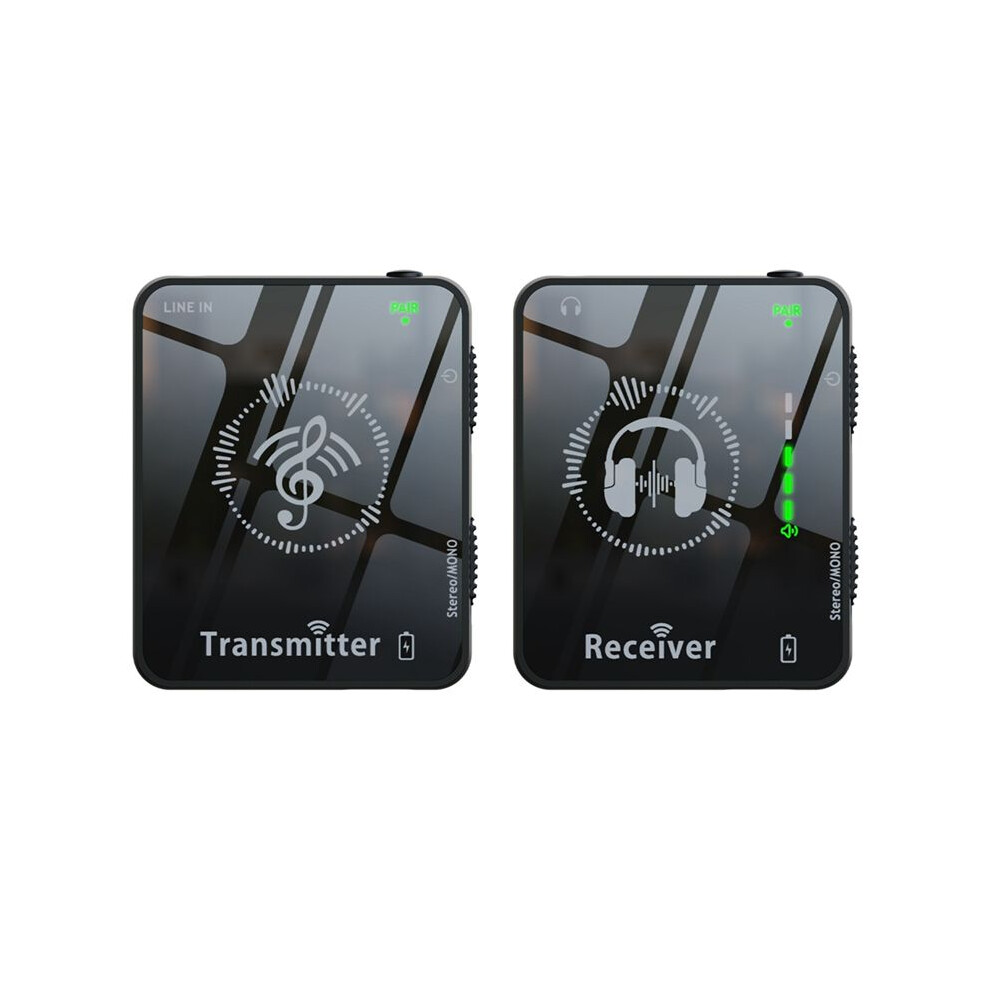New 2.4Ghz Wireless Earphone Monitor Transmission System Support Mono/Stereo Rechargeable Transmitter And Receiver 4711587075935
