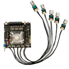 ZK-DAM L1 2x220W&350W 2.1-Kanałowy Cyfrowy Wzmacniacz Mocy BT TPA3251D2 Moduł Wzmacniacza Audio O Dużej Mocy i Niskim Poziomie Szumów, A