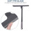 Multi-Use, Rotate-Lock Mechanism, For Various Surfaces, Silicone Blade, Versatile Glass Scraper, High Performance, Long Lasting, User Friendly 6