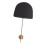 Espositore da parete per cappelli e parrucche – Nero 5