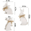 White Wooden Easter Tabletop Decor 3