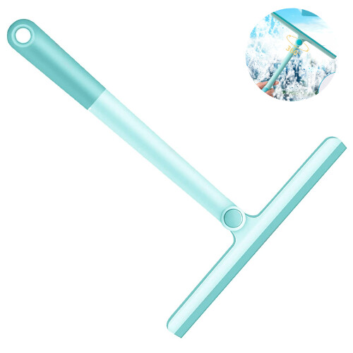Multi-Use, Rotate-Lock Mechanism, For Various Surfaces, Silicone Blade, Versatile Glass Scraper, High Performance, Long Lasting, User Friendly 1