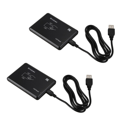 2X USB RFID DeskTop ID Card Reader Contactless Card Reader