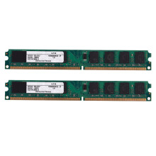 2X 2GB DDR2 PC2-6400 800MHz 240 Broches 1.8V Bureau DIMM MéMoire RAM pour , pour (2GB/800,S)