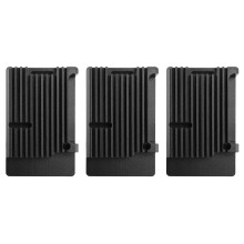 3X para Raspberry Pi 4 Modelo B Caja de Aluminio, Enfriamiento Pasivo AleacióN de Aluminio Carcasa Protectora Carcasa de Metal para Raspberry Pi 4