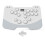 For PC/PS4 Hitbox PS5 Controller Stickless Arcade Stick Metal Game Keyboard with Meun UI Function for  White 5