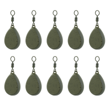 (40g Lead Fishing Weight) KCT Flat Pear Lead Fishing Weights