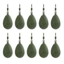 (60g Lead Fishing Weight) KCT Flat Pear Lead Fishing Weights