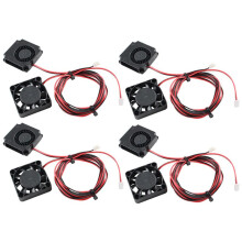 4X 4010 Fans 24V Extruder Hot End Fan and 24V Turbo Fan for 3 / 3 Pro 3D Printer
