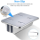Adjustable Width Vertical Stand, Desktop Aluminum Stand With Scratch-Resistant Surface For Diverse Devices, Ergonomic Design, Space Saving 6