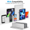 Adjustable Width Vertical Stand, Desktop Aluminum Stand With Scratch-Resistant Surface For Diverse Devices, Ergonomic Design, Space Saving 7