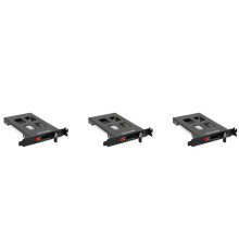 3X Oimaster Pci Mobile Rack Enclosure Hard Disk Drive Case Box for 2.5 Inch Sdd Hdd Adapter