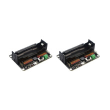 2X pour Carte D'Extension MICROBIT pour Carte Adaptateur Microbit Robot de Programmation de Voiture Intelligente DIY Expansion Python