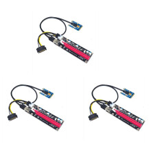 3X PCIe to PCI Express 16X Riser for Laptop External Card EXP GDC BTC Miner MPCIe to PCI-E Slot