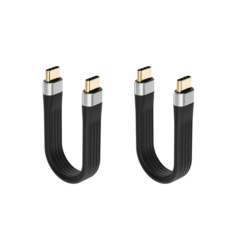 2X 4K Usb-C 3.1 Gen 2 Cable 10G Emark Chip Short Type C Usb-C To Usb-C Video Sync Charger Cable Pd 60W 4K Video 6132795430459