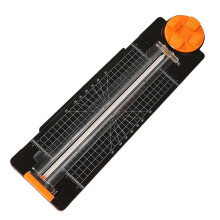 (Black) Multi-Function Paper Cutter - 4 Blades for Straight, Curved, Perforated & Scored Cuts, Ideal for Crafts and Scrapbooking