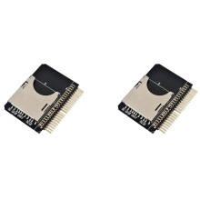 2X Notebook 2.5Inch Digital /SDHC/SDXC/MMC Memory Card to IDE 44 Pin Male 3.0 Converter Hard Disk Adapter Card