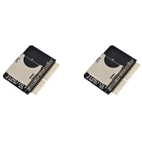 2X Notebook 2,5 Polegadas Digital /SDHC/SDXC/MMC CartãO de Memória para IDE 44 Pinos Macho Adaptador  3.0 Conversor CartãO Adaptador de Disco