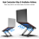 Adjustable Notebook Stand With Protective Stable Foldable For Meeting Room And Library, High Performance, Long Lasting, User Friendly, Premium Build 5