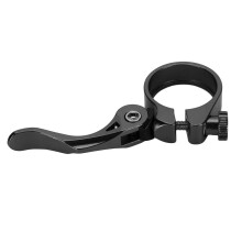 Leichter Aluminiumlegierung Fahrradstütz-Klemmen 34,9mm Schnellverschluss Schwarz