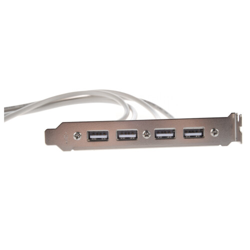 2X MainBoard 4 Port USB 2.0 to 9 Pin Header Bracket Extension Cable 2