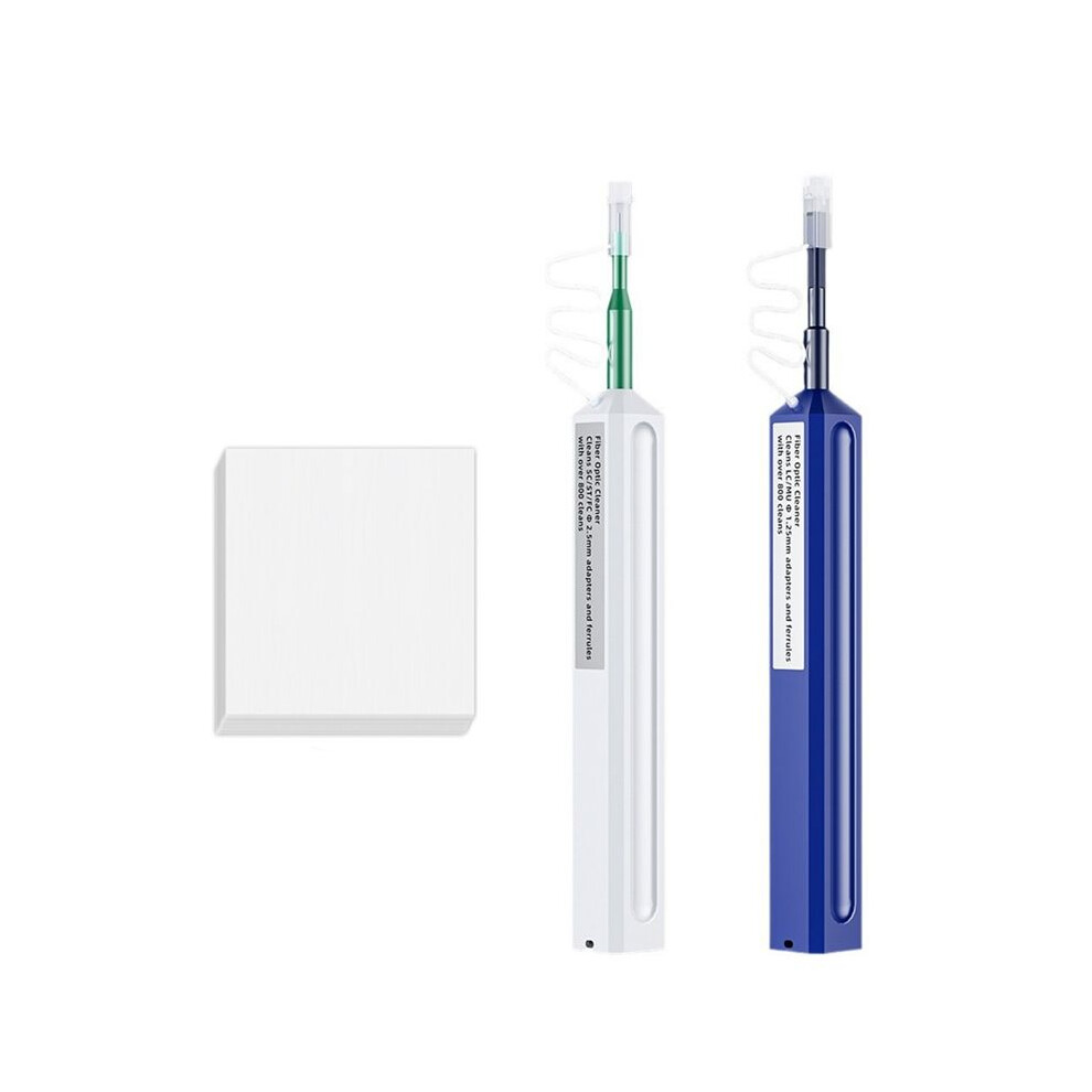 2.5Mm Fiber Optic Cleaning Pen Sc/Fc/St 1.25Mm Lc/Mu One-Click Cleaning Fiber Cleaner Optical Fiber Connector Cleaner White 4713327050516