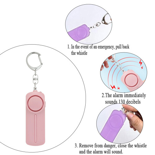 Loud Siren Whistle with LED Light, Emergency Security Alert Device Featuring Personal Safety Protection Device Functionality, Easy To Operate 1