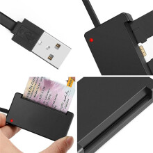 USB 2.0 Multifunktionaler Universal-Smartcard-Leser für SIM/Telefonkarte/ID-Karte/Bankkarte Ist Geeignet für Steuererklärung CAC