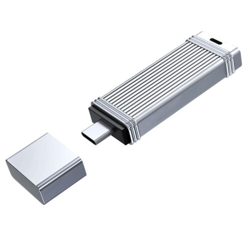 Portable Type C Flash Drive High Speed Type C Pendrive External Memory 64GB Storage Metal U Disk for Computer