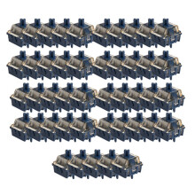 45 St. Magnetiska Brytare med Hög Precision, Linjär Brytare, Fabrikssmord PC med POM-Stam för Magnetiskt Mekaniskt Tangentbord.