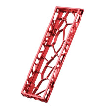 H60 Capa Protetora de Teclado de Alumínio Oco 60% Layouts de Teclas para Teclados MAD60 WIN60 Vermelho