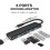 6-IN-1 USB 3.0 Type-C Hub for   USB-C to 4K -Compatible /TF Card Reader Data Hub Splitter 7