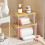 (Medium) Stackable Trash Bag Dispenser with Bamboo Lid, Under Sink Garbage Bag Holder Organizer for Kitchen & Laundry Storage 2