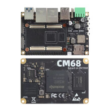 CM68 Host Box e CM68 Core Board Uscita Compatibile  2x1000M Ethernet 5xPorta USB Cortex-A55 CANBus per Klipper Voron