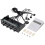 STW Multi-Function PC CPU 4 Channel Fan Controller Speed Control Adjuster LCD Cooling Front Panel 6