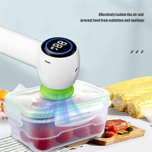Rechargeable Handheld Vacuum Sealer - Electric Sealing Machine for Fresh-Keeping Bags,Built-in Buckle, High Vacuum