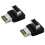 2X Computer Motherboard Type-E USB 3.1 Type-E Interface 90 Degree Steering Elbow Front Type-C Installed Adapter(PH74A) 1