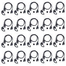 20X PTT Casque MIC Ecouteur pour HYT TC-500 TC-518 TC-580 TC-446S TC-600 TC-610 TC-620 TC-618 TC-700