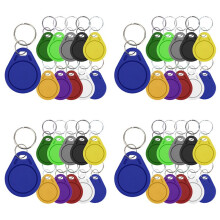 200Pcs UID 13.56MHz Block 0 Sector Writable IC Card Clone Changeable Keyfobs Key Tags 1K S50 RFID Access Control