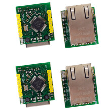 4 Peças/Lote Usr-Es1 W5500 Chip Novo Spi para Lan/Ethernet Conversor Mod Módulo Tcp/Ip