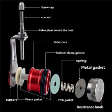 Bobbin Knotter Fishing Knotting Device Fishing Knotting Device Assist Accessories Fishing Tackle Gear Knotter Silver