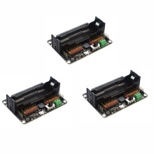 4X pour Carte D'Extension MICROBIT pour Carte Adaptateur Microbit Robot de Programmation de Voiture Intelligente DIY Expansion Python