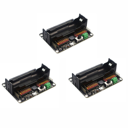 4X do PłYty RozszerzająCej MicrobIT do PłYty Adaptera Microbit Inteligentny Robot do Programowania SamochodóW DIY Rozszerzenie Python