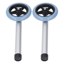 2 pièces de roues pour déambulateur, pieds avant, 8 niveaux