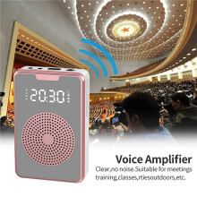 2X Amplificador de Voz Portátil para Profesores con Auriculares con Micrófono, Altavoz Recargable para Entrenamiento, Guía TuríStico, Aula